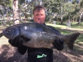 The ‘old man of the sea’ Gunther Pfrengle (STG) with an 8.440kg Silver Drummer