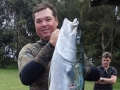 Matty Poulton’s 16.4kg kingfish, heaviest fish of the day!
